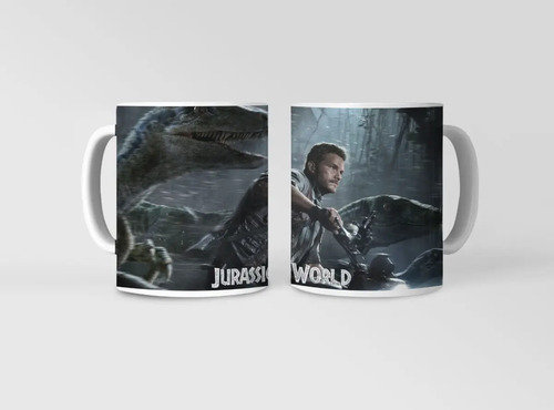 Taza Encuentra Tu Dinosaurio Favorito Blanco