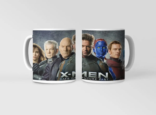 Taza X-men - Mutantes Al Descubierto Blanco
