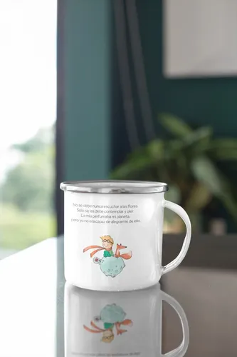 Taza Enlozada Lecciones De Vida Con El Principito Blanco El Principito