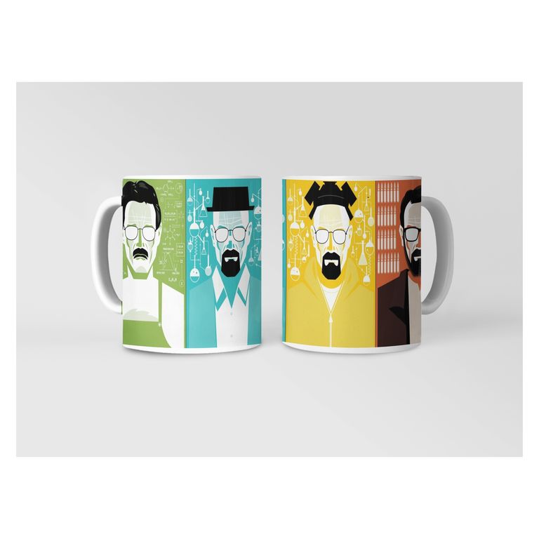 Taza Breaking Bad Fórmulas y Secretos al Calentar