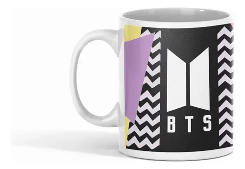 Taza Sorpresas K-pop Con Bts Bt21 Blanco