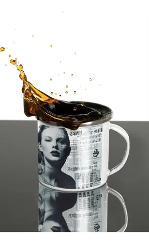 Taza Lechero Enlozado Taylor Swift Blanco Regalo Taza Taylor Swift