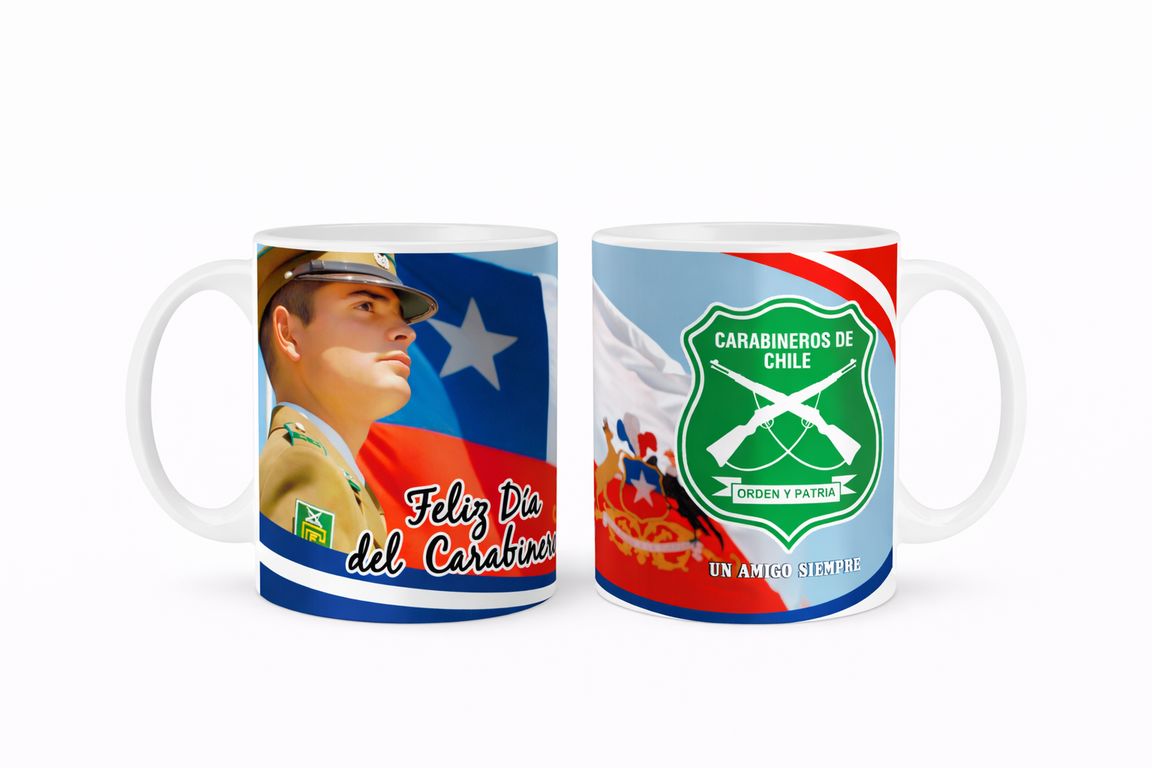 Taza Bandera y Servicio