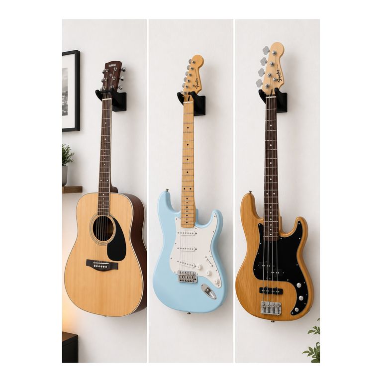 Soporte Guitarra Pared Colgador Muro Universal