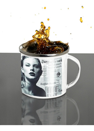 Taza Lechero Enlozado Taylor Swift Blanco Regalo Taza Taylor Swift