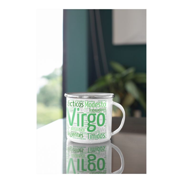 Taza Enlozada Virgo - Perfeccionista por Excelencia