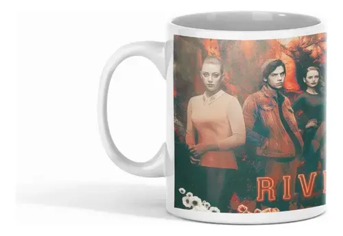 Taza Riverdale - Sombras Y Sospechas Blanco