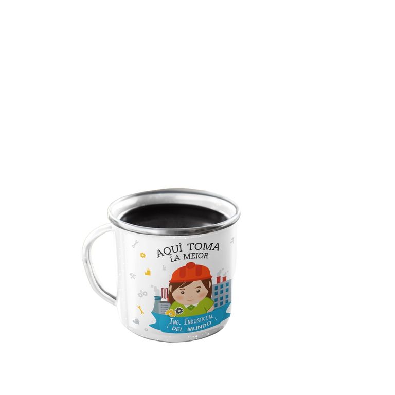Taza Enlozada Procesos, Proyectos y Café - Ing. Industrial M