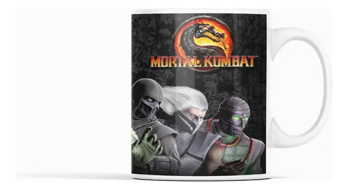 Taza Mortal Kombat Descubre El Guerrero Blanco