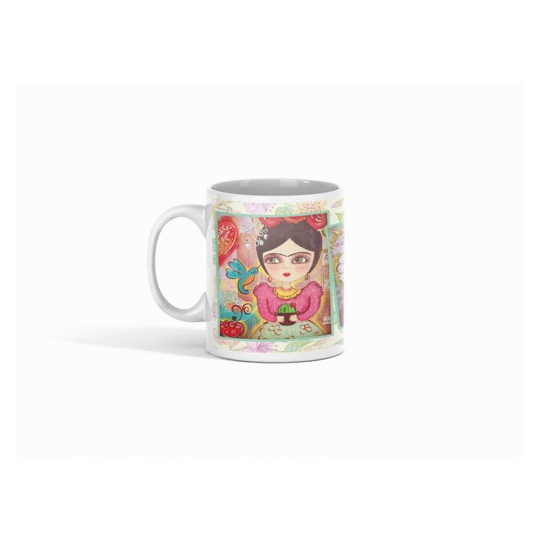 Taza Frida Kahlo Eterna - Arte que No Muere