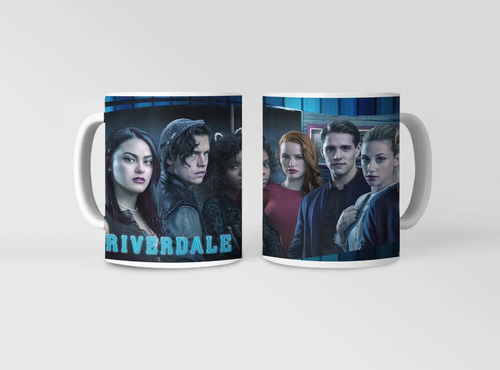 Taza Misterios De Riverdale En Vista Blanco