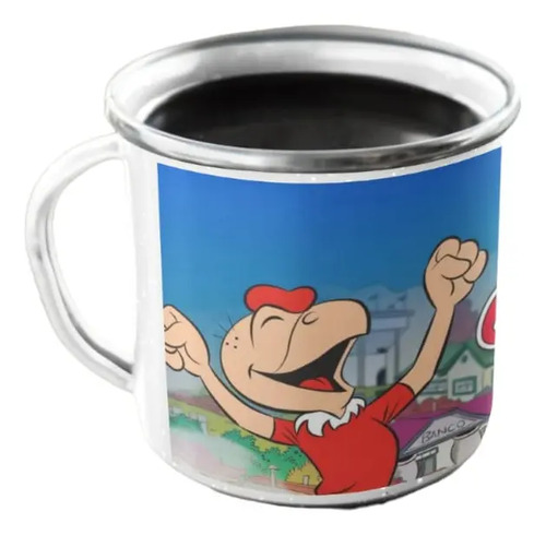 Taza Enlozada Lechera Condorito Colección Blanco Regalo Condorito