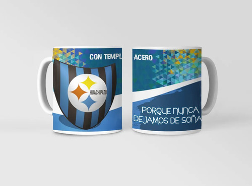 Taza Huachipato - Acero Y Corazón Blanco