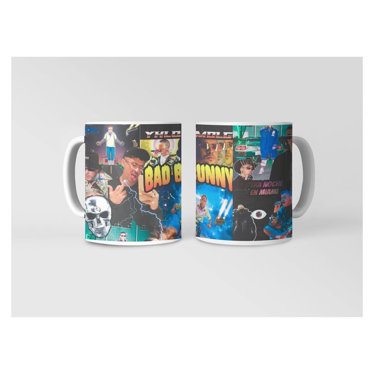 Taza Descubre a Bad Bunny con Cada Sorbo