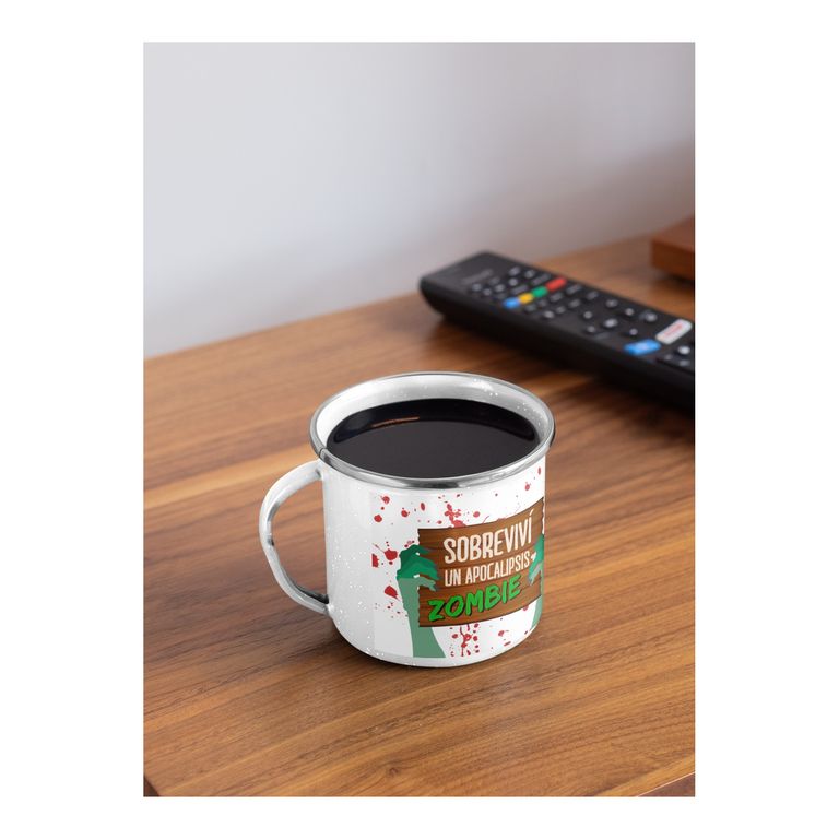 Taza Enlozada Zombie - Apocalipsis Ahora
