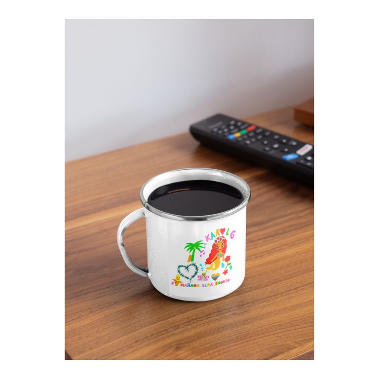 Taza Enlozada Karol G Mañana Será Bonito Estilo Único