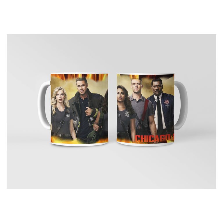 Taza Chicago Fire - Héroes y Llamas Reveladas