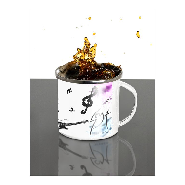 Taza Enlozada Soda Stereo Gracias Totales