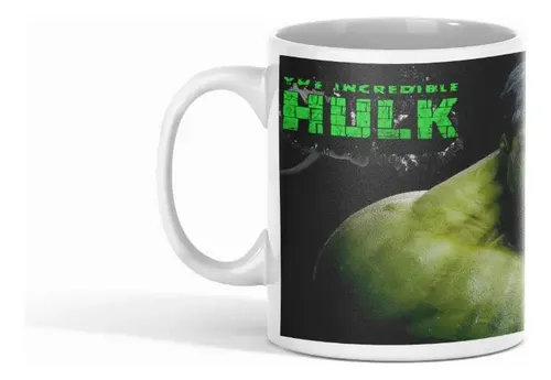 Taza Hulk - Fuerza Desatada Al Calentar Blanco