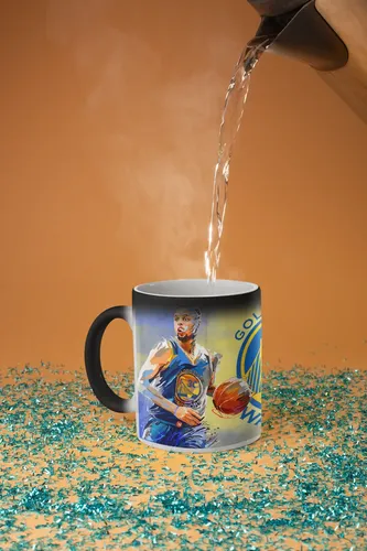 Taza Magica Golden State Warriors - Nba 01 Negro State Warriors Nba 01