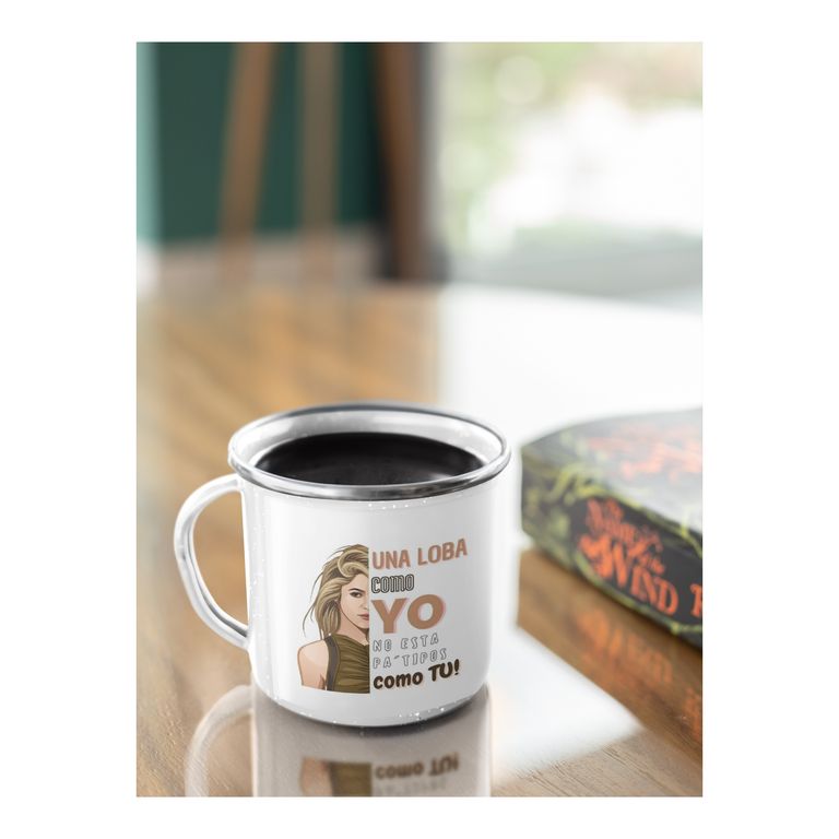 Taza Enlozada Shakira - Las Mujeres Facturan