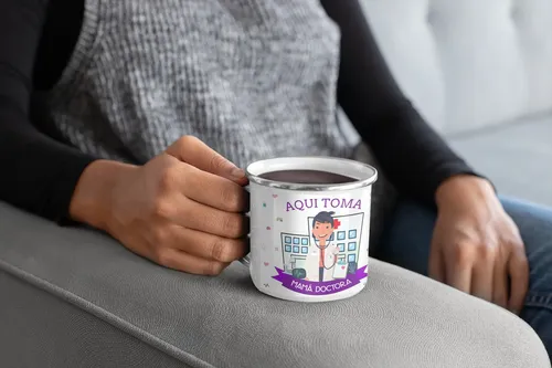 Taza Enlozada Curas Y Consejos De Mamá Doctora Blanco Profesión Doctora Mamá