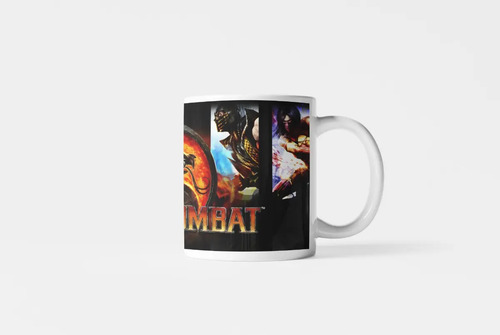 Taza Mortal Kombat Fatalities Revelados Blanco