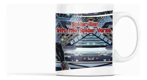 Taza Spider-man Miles Morales Blanco