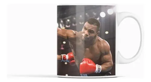 Taza Ali Vs. Tyson - Leyendas En Combate Blanco