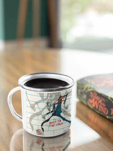 Taza Enlozada Pink Floyd - Un Viaje Musical Blanco Pink Floyd The Wall