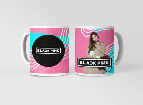 Taza Black Pink Jennie Blanco