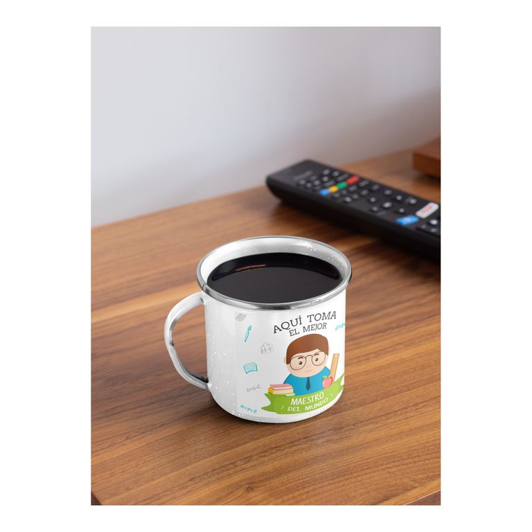 Taza Enlozada Café y Clases - Días de Profesor