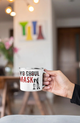 Taza Enlozada Oculta Tu Identidad Con Tokyo Ghoul Blanco Tokyo Ghoul