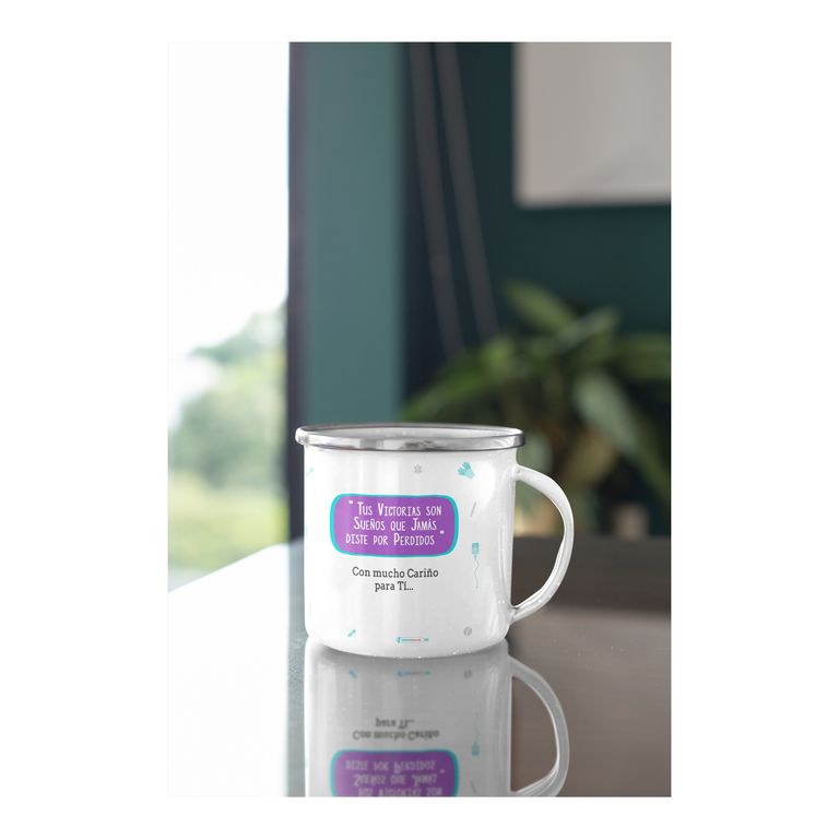 Taza Enlozada Entre Turnos y Tés - Enfermera