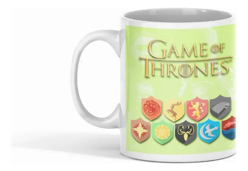 Taza Juego De Tronos - Tronos Con Sor Davos Blanco