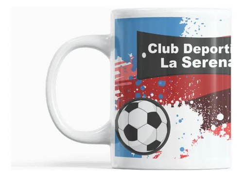 Taza Pasión Serenense - Coraje Granate La Serena Blanco