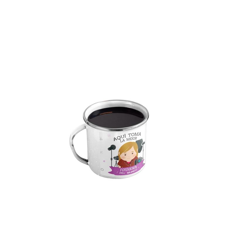 Taza Enlozada Imágenes y Espressos - Dia de la Fotógrafa