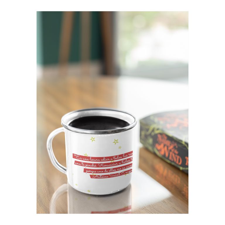 Taza Enlozada Estrellas y Sueños con El Principito