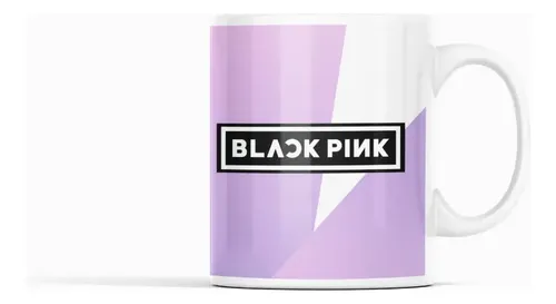 Taza Black Pink Inspirado En Tu Grupo Favorito Blanco