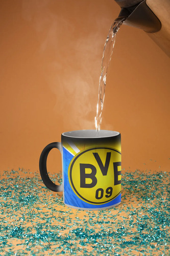Taza Borussia Dortmund Futbol Aleman Los Negriamarillo Negro Fútbol