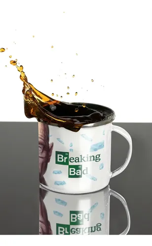 Taza Enlozada Heisenberg & Pinkman - La Fórmula Perfecta Blanco Heisenberg Vs