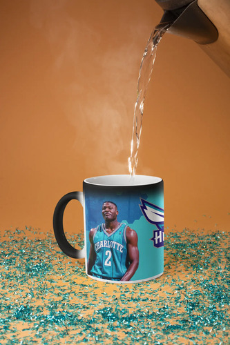 Taza Magica Charlotte Hornets - Nba Negro Nba
