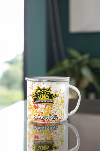 Taza Enlozada Comando Número 1 - Líder De Knd Miguelon Blanco Regalo Los Chicos