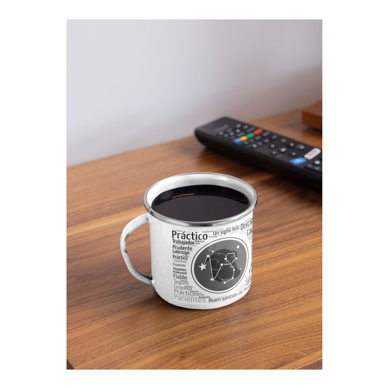 Taza Enlozada Capricornio - Disciplina y Responsabilidad
