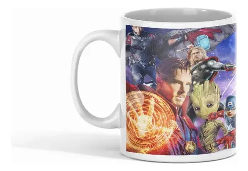 Taza Destinos Entrelazados En Infinity War Blanco