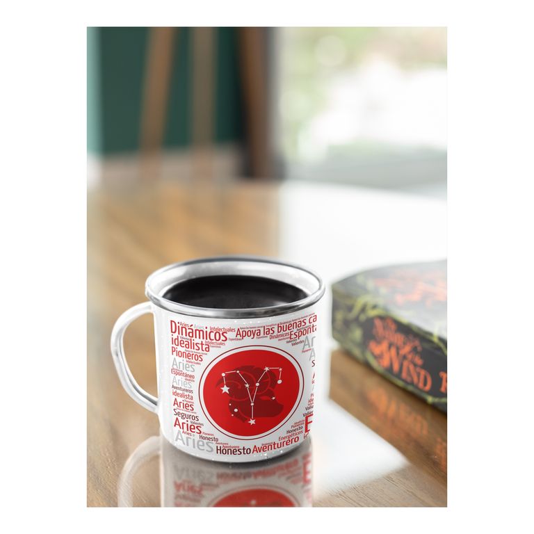 Taza Enlozada Aries - Valientes y Resueltos