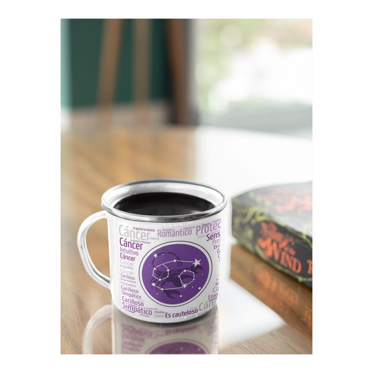 Taza Enlozada Cáncer - Intuición y Protección