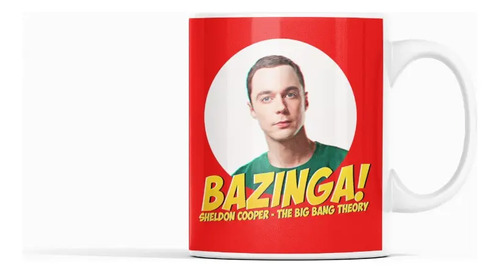 Taza Bazinga - Sorpresas Científicas Blanco