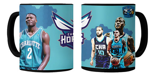 Taza Magica Charlotte Hornets - Nba Negro Nba