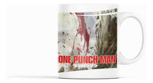 Taza One Punch Man - Golpe De Héroe Blanco